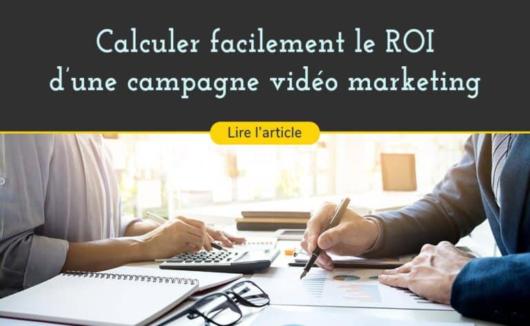 calculer facilement le ROI d'une campagne de video marketing apres avoir diffuse ses contenus videos en ligne