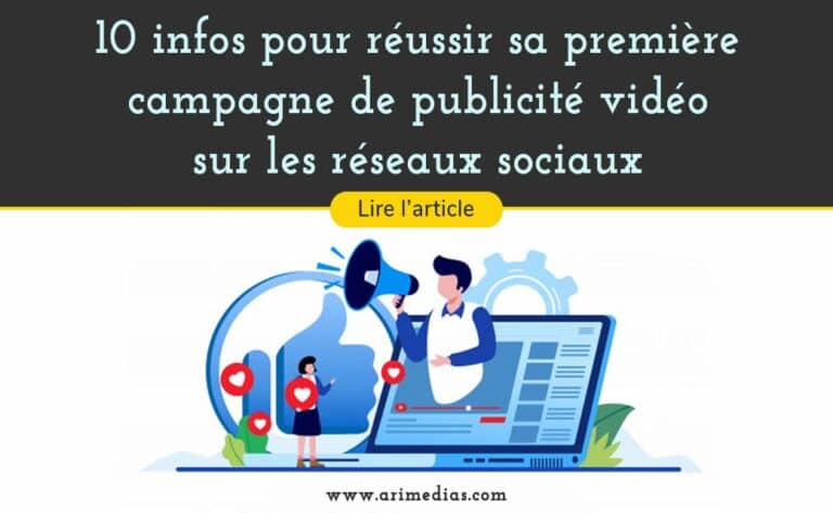retrouvez dans cet article les 10 conseils pour lancer sa premiere campagne de publicité vidéo sur les réseaux sociaux, linkedin, facebook et instagram