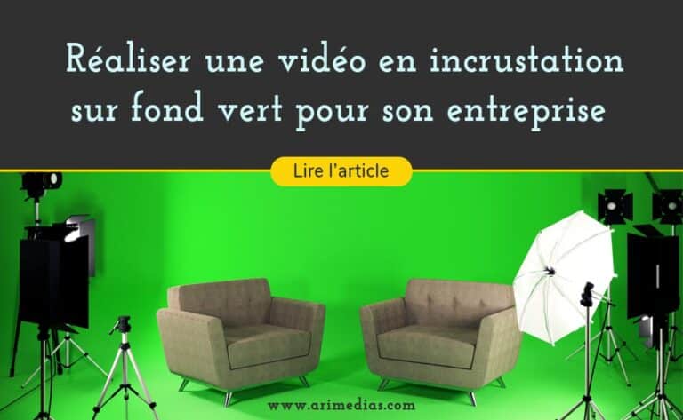 montage fond vert vidéo entreprise publicité