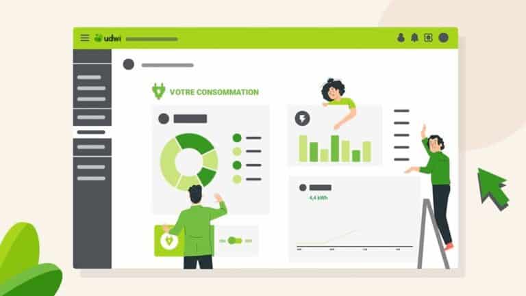 Capture d'écran représentant un dashboard